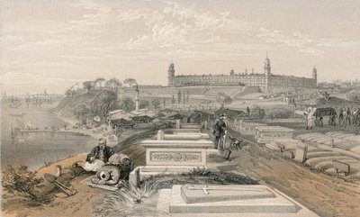 Hospital and cemetry at Scutari by William Crimea Simpson