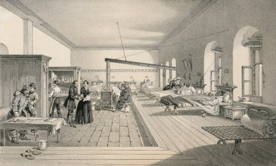 One of the wards of the hospital at Scutari by William Crimea Simpson
