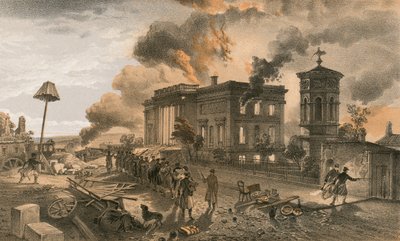 Halk Kütüphanesi ve Rüzgar Tapınağı by William Crimea Simpson