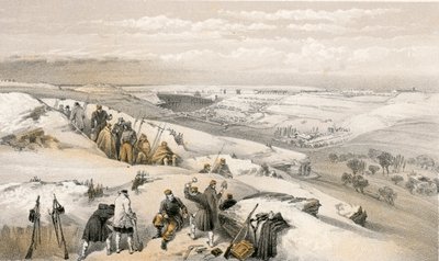Fransız saldırısının aşırı sağındaki 26 Gun Battery