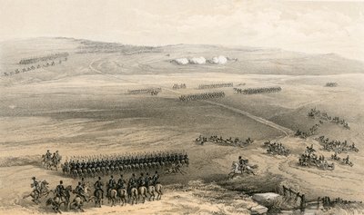Bulganak tepelerinin süvari meselesi - ilk silah, 19 Eylül 1854 by William Crimea Simpson