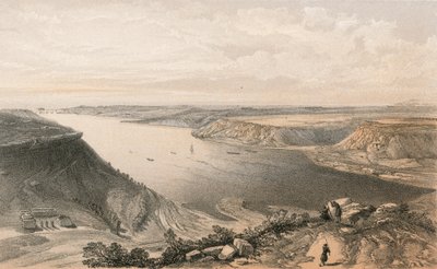 The north side of the harbour of Sebastopol from the top of the harbour, 22 June 1855 by William Crimea Simpson