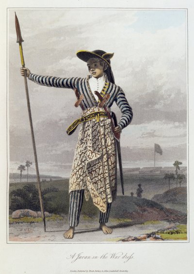 Savaş Elbiseli Bir Javan, pl. 5, Thomas Stamford Raffles (1781-1826) pub