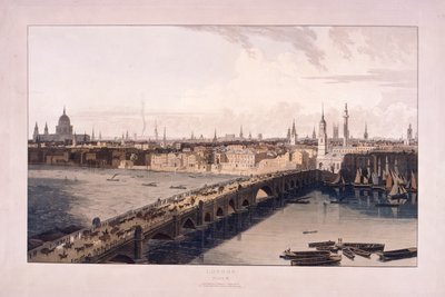 Londra Köprüsü, 1804 by William Daniell