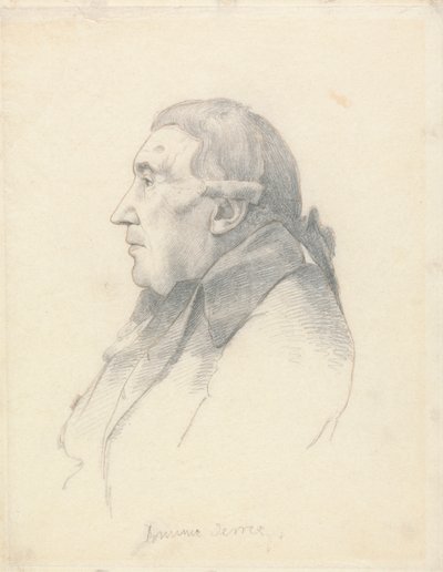 Dominic Serres'in Portresi by William Daniell