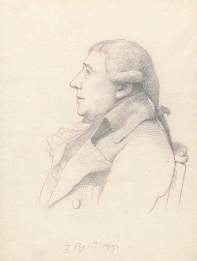 Francesco Bartolozzi'nin Portresi by William Daniell