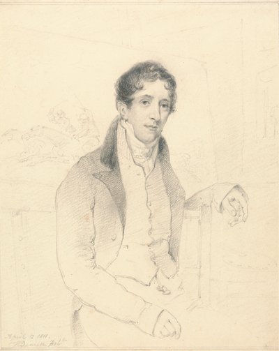Bir Spor Sanatçısının Portresi, Muhtemelen WB Daniell by William Daniell
