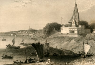 Bernar Pagodası, Benares, 1835. by William Daniell