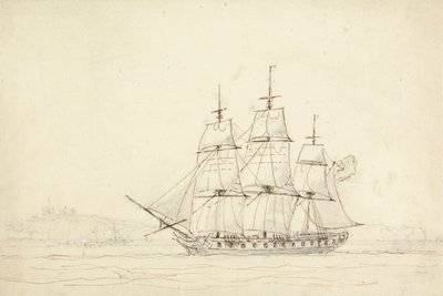 Üç Direkli Gemi by William Daniell