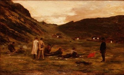 The Rifle Range (kağıt üzerinde yağlı boya) by William Darling McKay