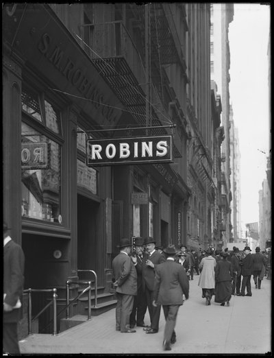 S.M. Robins Co. imzası 35 Broadway, New York City, 2 Mayıs 1916 by William Davis Hassler