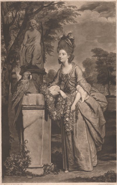 Elizabeth, Derby Kontesi by William Dickinson