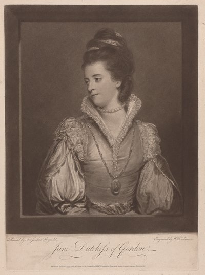 Jane Gordon Düşesi by William Dickinson