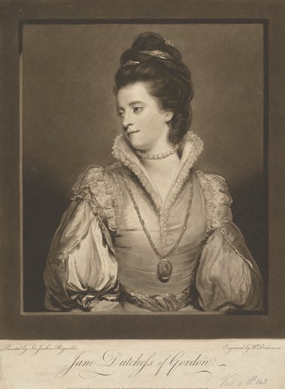 Jane Gordon (kızlık soyadı Maxwell), Gordon Düşesi by William Dickinson