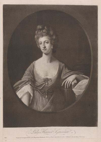 Leydi Harriot Grosvenor by William Dickinson
