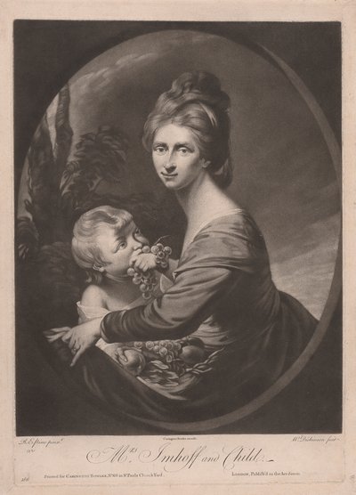 Bayan Imhoff ve Çocuk by William Dickinson