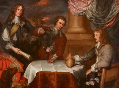 Prens Rupert, Albay William Legge (muhtemelen) ve Albay John Russell'ın portresi by William Dobson