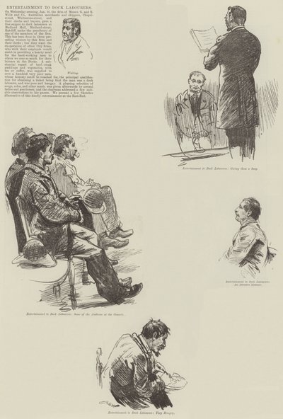 Liman İşçilerine Eğlence by William Douglas Almond
