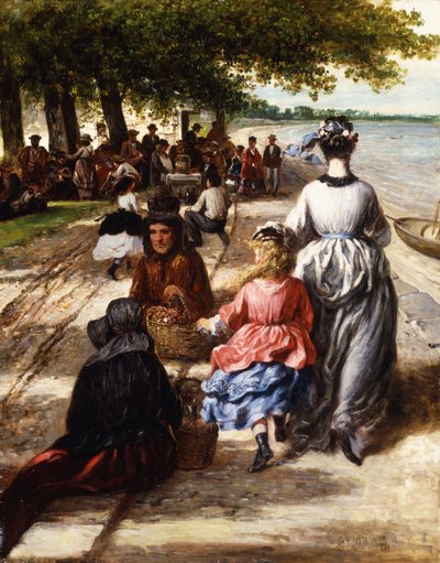 Sahile Yakın, Gloucester, 1877 by William E. Winner