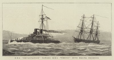 HMS Devastation, HMS Thetis