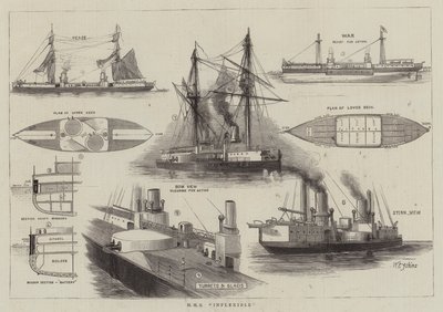 HMS Esnek Olmayan by William Edward Atkins