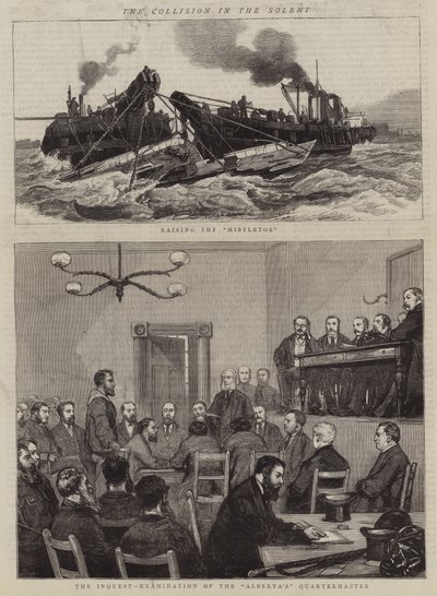 Solent'teki Çarpışma by William Edward Atkins