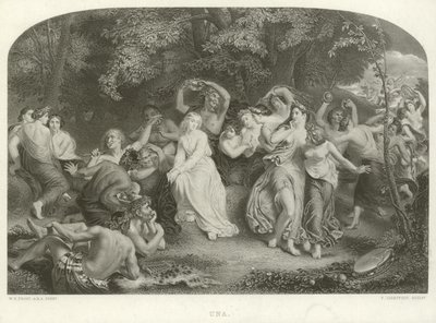 Una (gravür) by William Edward Frost