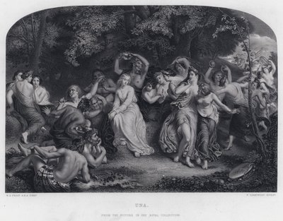 Una (gravür) by William Edward Frost