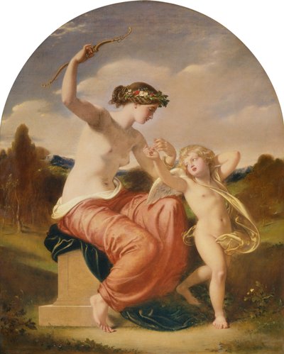 Venüs Silahsızlandıran Aşk Tanrısı by William Edward Frost