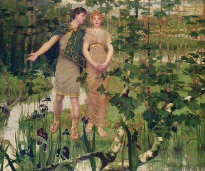 Mutlu Vadi, 1898 by William Edward Stott
