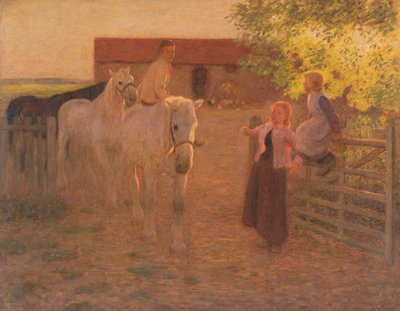 Eski Kapı, 1896 dolayları (tuval üzerine yağlıboya) by William Edward Stott