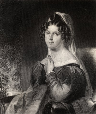 Felicia Dorothea Hemans, W.Holl tarafından 