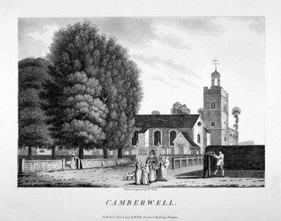 St Giles Kilisesi, Camberwell, Londra, 1792. by William Ellis