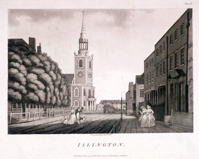 St Mary, Islington, Londra, 1792 by William Ellis
