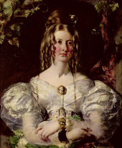 Elizabeth Potts (tuval üzerine yağlıboya) by William Etty