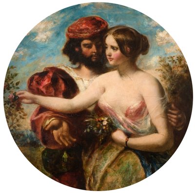 Henüz Gelmeden Aşk Gülünü Toplayın, 1848. by William Etty