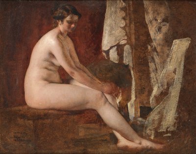 Oturmuş Çıplak by William Etty