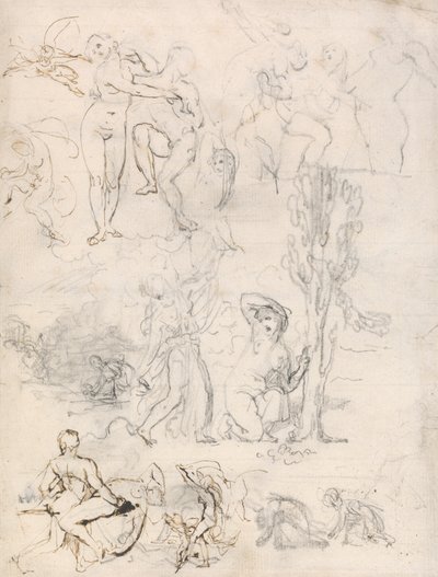 Eskiz sayfası by William Etty