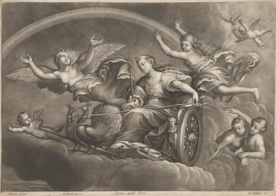 Juno ve İris by William Faithorne