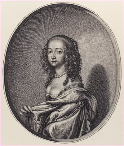 Mary, Orange Prensesi, 1641-50. by William Faithorne