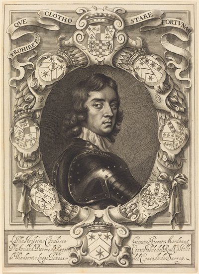 John Mordaunt, Vikont Mordaunt by William Faithorne after Robert Walker
