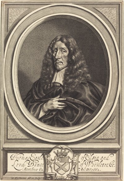 Thomas Bruce, Elgin Kontu by William Faithorne after Sir Anthony van Dyck