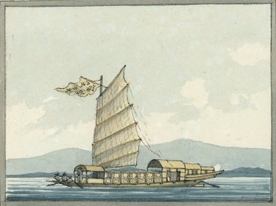 Çin geçiş teknesi by William Ffarington