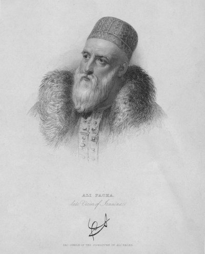 Ali Paşa, 1832. by William Finden