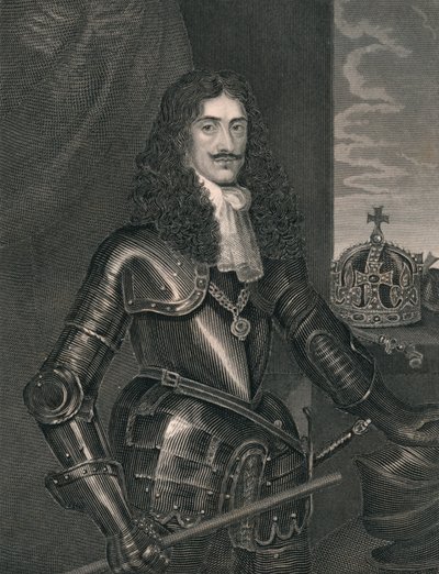 Kral II. Charles, 19. yüzyılın ortalarında. by William Finden