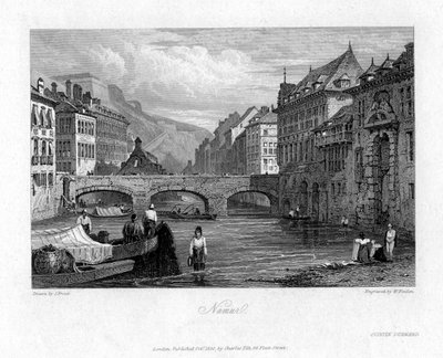 Namur, Belçika, 1830 by William Finden
