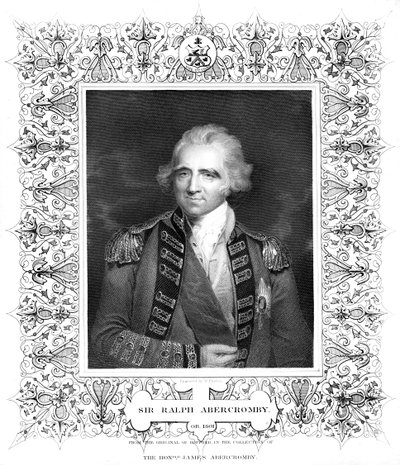 Sör Ralph Abercromby, İngiliz general. by William Finden