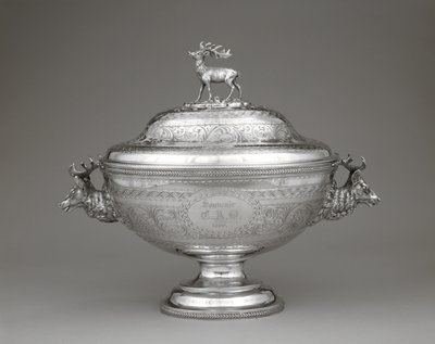 Çorba Tureen, c. 1860 (gümüş) by William Forbes
