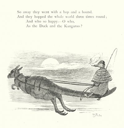 Ördek ve Kanguru (gravür) by William Foster