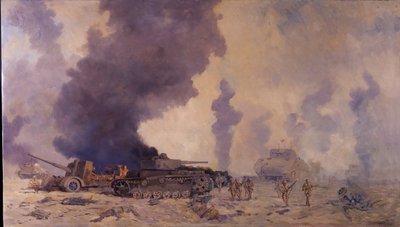 El Alameyn Savaşı by William Francis Longstaff